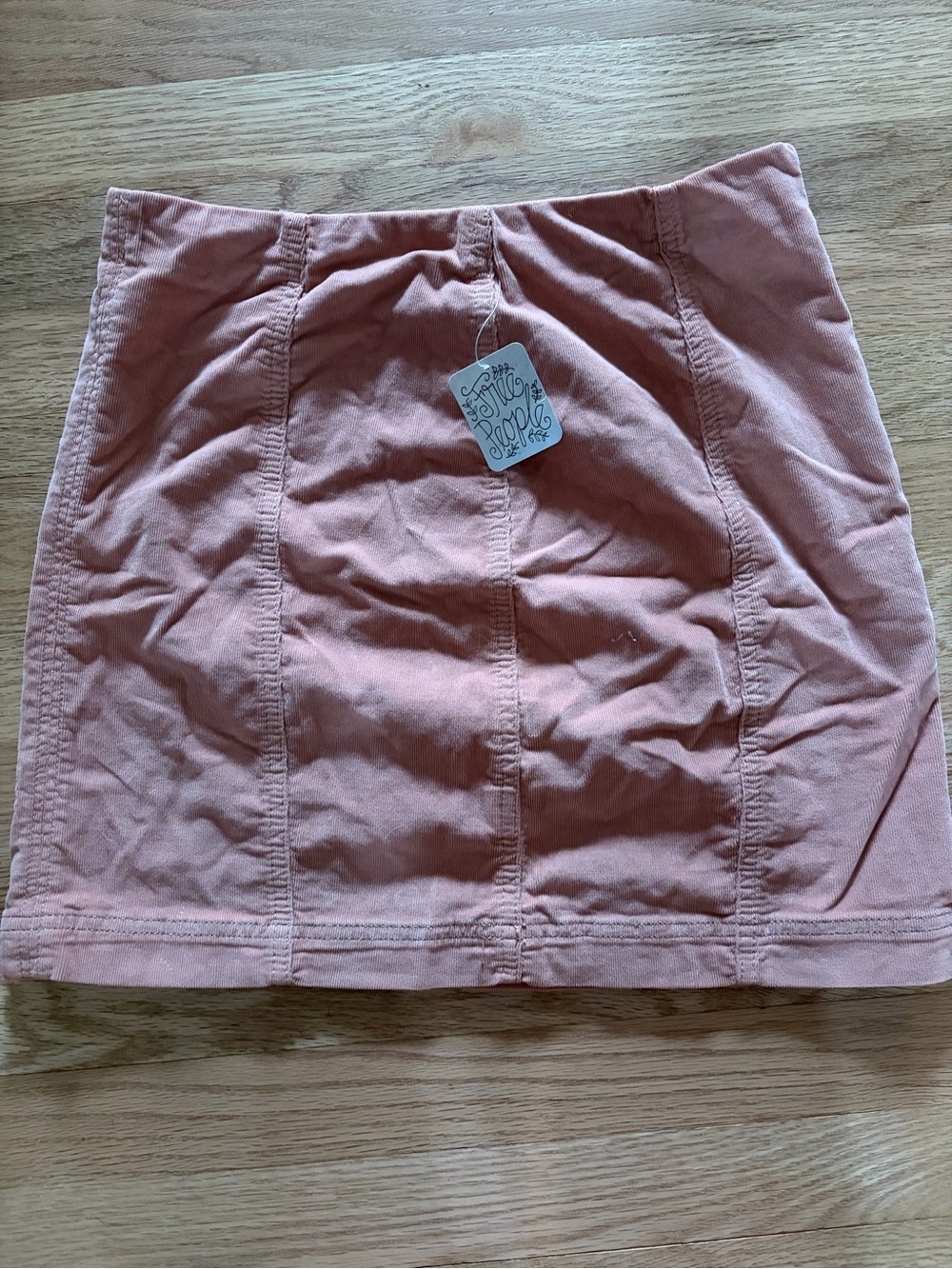 NWT blush free people mini skirt